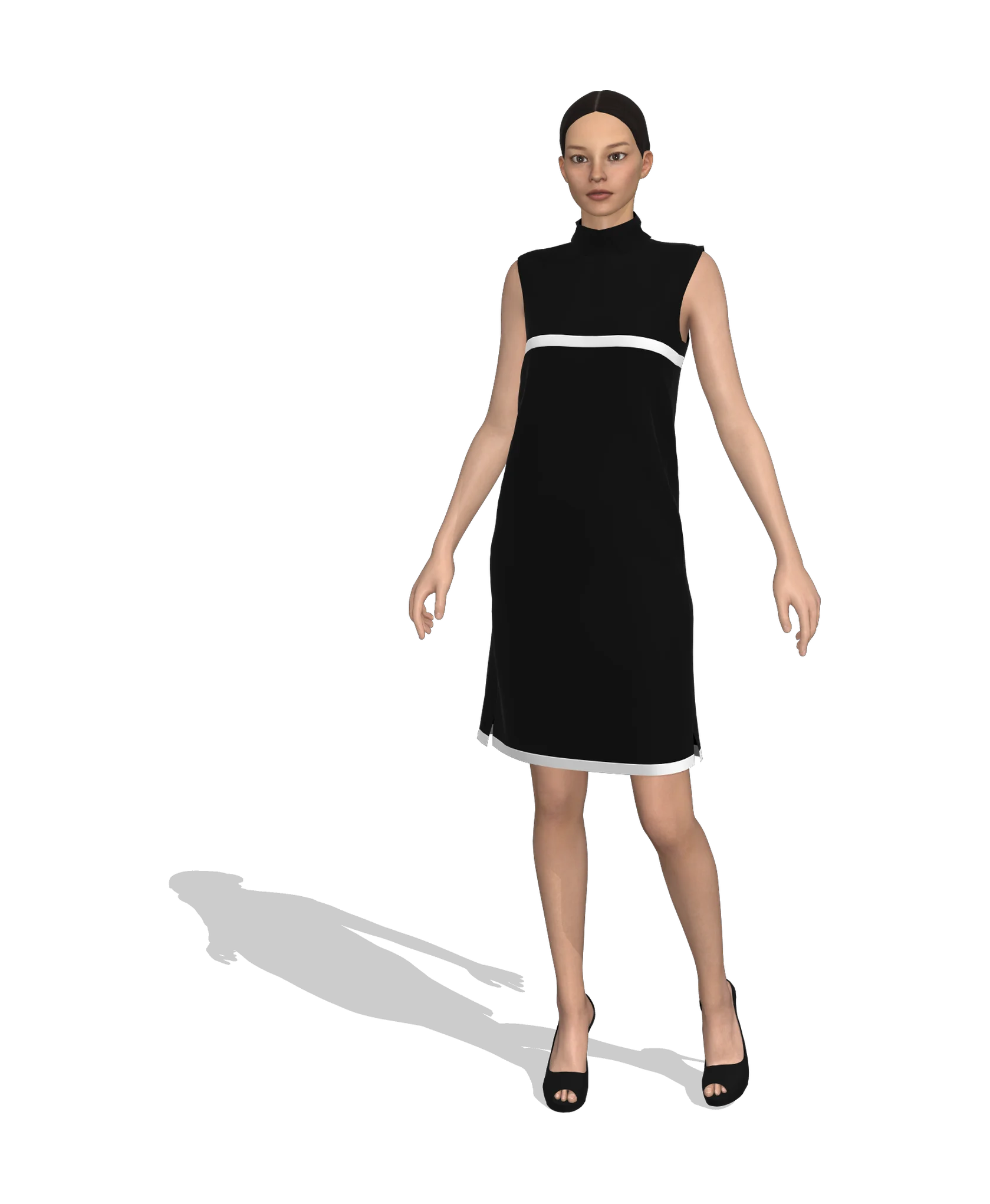 KDscion p73 sleeveless sheath dress